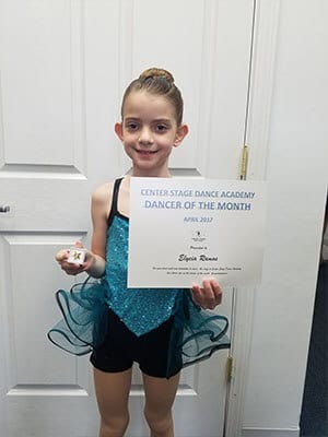 April 2017 Dancer of the Month!