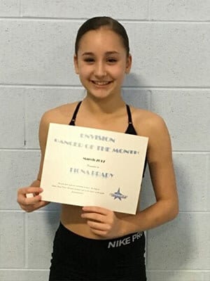March 2017 Envision Dancer of the Month