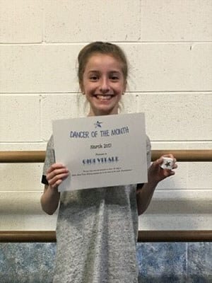 March 2017 E2 Dancer of the Month!