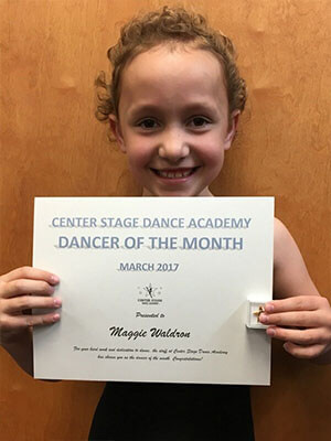 March 2017 Dancer of the Month