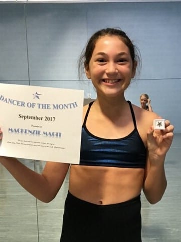 September 2017 E2 Star Dancer of the Month!