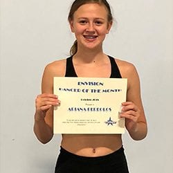 October 2018 Envision Dancer of the Month!